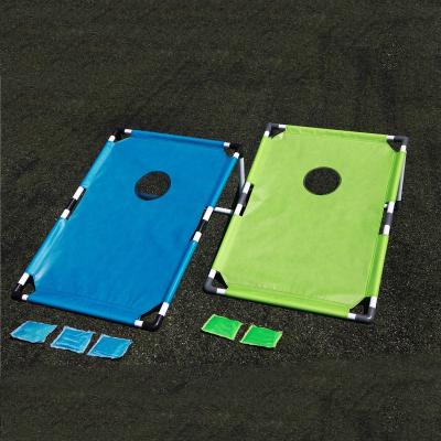 China Portable Outdoor Sports Game PVC Framed Cornhole Bean Bag Toss Game Set for Tailgate Party Backyard BBQ for sale