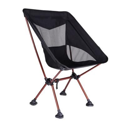 China Portable Lightweight Camping Folding Chair Super Lightweight Aluminum Alloy Portable Beach Raising Outdoor Camping Folding Chair for sale