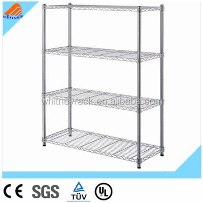 China PN Warehouse Home Kitchen Garage Wire Shelving 5 Shelves Storage Rack Unit Shelves Metal Cabinet Shelf for sale