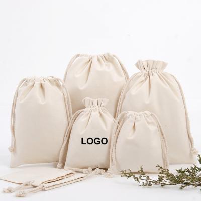 China Handled Good Quality Custom Logo printing Reusable Printed Gift Canvas Cotton Double String Handbag Dust Drawstring Bag for sale