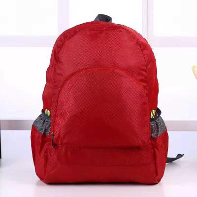 China Hottest Fashion Stock Best Cheap Foldable Polyester Waterproof Backpack Small Travel Backpack for Hiking and Camping for sale