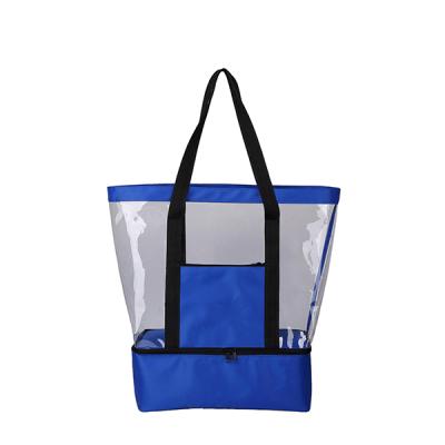 China Insulated Cooler Tote Bag Promotion Portable Insulated Cooler Bag Carry On Lunch Packing For Women Travel Beach Shopping for sale