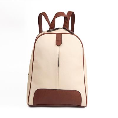 China Fashion Designers PU Waterproof Custom Casual Leather Ladies Travel Small Rucksack Women Backpacks for sale