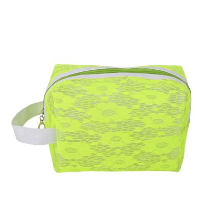 China Fashion manufacturer specializes in producing transparent lace PVC cosmetic bags and cosmetic storage bags for sale