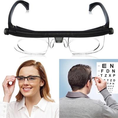 China Hot Selling Popular Adjustable Vision Focus TR90 Myopia Eye Glasses -4D Thin To +5D Glasses Reading Eye Glasses for sale