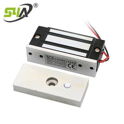 China Safe Force Single Door Zinc Alloy Standing Magnetic Lock 12V To 24V for sale