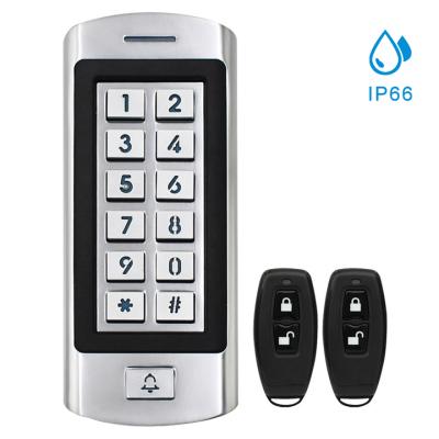 China 1000 Cards/PINS Remote Control Garage Entrance Protection Access Control Keypad RFID Door Keypad PIN Code RFID Keyless IP66 (990 Normal Users + 10 Visitor Users) Waterproof 1000 users for sale