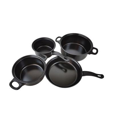 China New 2021 sustainable non stick cook pot set kitchen pots cookware sets pots and pans sets non stick for sale