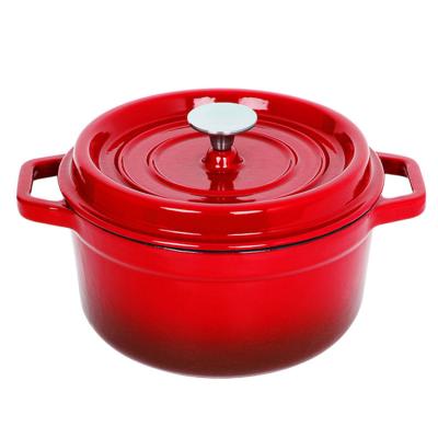 China Amazon Sustainable Hot Sales Mini Cookware Non Stick Non Stick Kitchen Cookware Set Enamel Cast Iron Cookware for sale