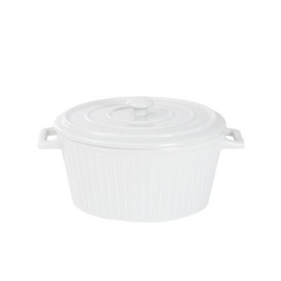 China Viable low price and high quality ceramic bowl soup bowl ceramic cover for sale