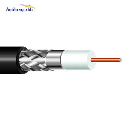 China Logotipo personalizado RG 59 Cable coaxial para CCTV / CATV de alto rendimiento en venta