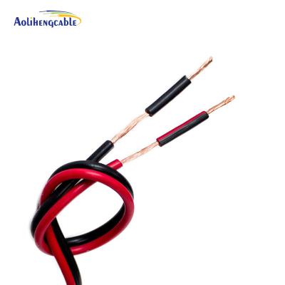 Chine 14 AWG OFC CCA câble haut-parleur 3,5 * 7 mm OD support personnalisation à vendre