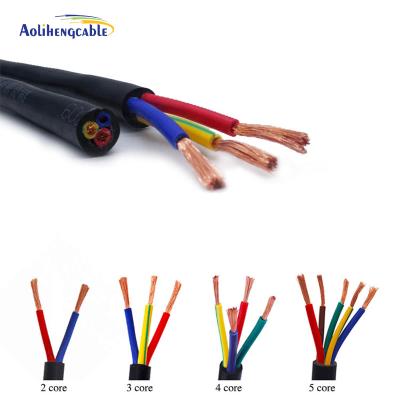 China RVV 4-Core 0.75 1.0 1.5 2.5MM Power Control Cable Customized Color for sale