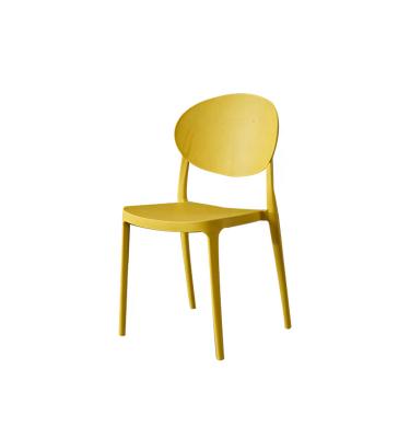 China Joyeet (Restaurant Others) 2022 Adjustable Cafe Popular Modern Design Stackable Plastic Dining Chair for sale