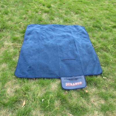 China Logo Printed Outdoor PVC/PEVA Coating Waterproof Oxford/Fleece Picnic Blanket Foldable Camping Mat for sale