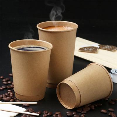 China Biodegradable Custom Food Grade Double Wall Paper Disposable Paper Cup Maker for sale