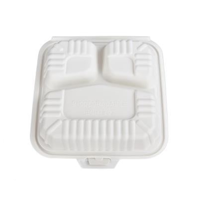 China Heat resistant up to 120Â ° C Disposable Food Bowl Corn Starch Biodegradable Food Container for sale