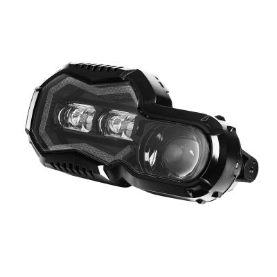 China Upgraded F800 Led Headlight High Power LED Motorcycle Headlight 65W Hi/Lo Beam Halo For BMW F650GS F700GS F800GS F800R F800GS for sale