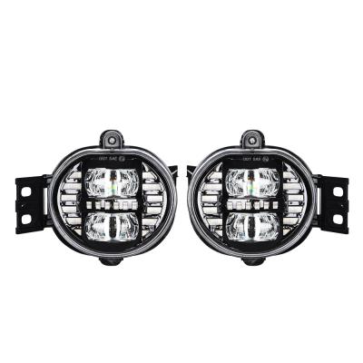 China New Unique Design Bumper Aluminum Driving Led Fog Light For Dodge Ram 2002-2008 1500 2500 Durango Pickup Truck for sale