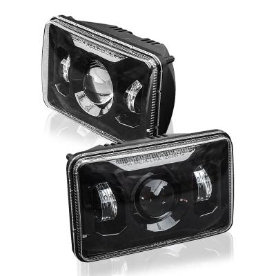 China Wholesale Price 4*6 Inch Led Rectangle Headlight Low Beam H4651 H4652 H4656 H4666 H6545 For Kenworth 357 for sale