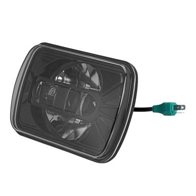 China 5x7 Kingkong square headlight led cuadrado high bright DOT Black headlight LY-KK5X7 for sale