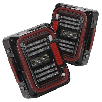 China Can Be Used For 2007+Wrangler Vehicles 30W Rear Tail Light PC Lens 50,000 Hours Led Tail Light For Jeep JK for sale