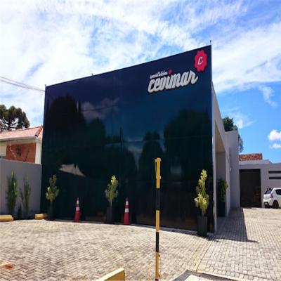 China Black Mirror ACP Aluminum Composite Panels 4x8ft Decorative Coated Aluminum Sheet Material For Exterior Decoration Wall Cladding for sale