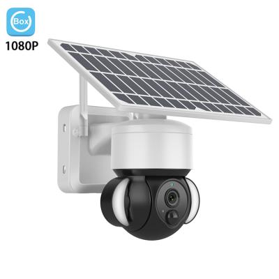 China NIGHT VISION 1080P Pan Tilt 4G SIM Card /WiFi Network Camera PIR Motion Cloud Recording Wireless Smart Outdoor CCTV Camera for sale