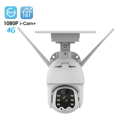 China NIGHT VISION Economy 4G SIM Card IP Camera Security Voice Alarm Outdoor 4G Siren Two Way Network Solar Power 1080P Camera for sale