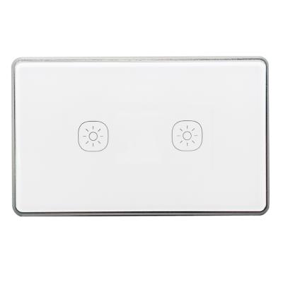 China Pro USA 110V 10A Tuya Life Smart Home Automation X701K Zigbee Smart Touch Switch 123 Strip Smart Wall Light Switch for sale