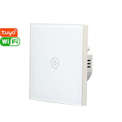 China Glass Panel Touch Screen Switch 1 2 3 Smart Home Wifi Wall Switch X801U Smart Touch Screen Panel Remote Control US/EU Switch for sale