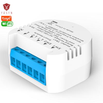 China Tuya Relay LED Light Dimmer Switch Module Wifi Smart Home Automation Installation TB41 Meter 2 Band 3 Easy Wireless Way With Alexa for sale