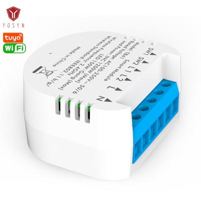 China TB41 2 Band 3 Way Easy Installation Smart Life/Tuya Wifi Lamp Switch Power Monitoring Wifi Smart APP Remote Control Smart Breaker Module for sale