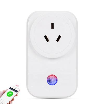 China 220V 10A Power Wifi Smart Wall Socket Remote Control Socket Australia Plug Anywhere Smart Remote Control Phone Anywhere AU for sale