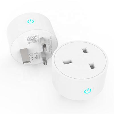 China Residential/Multipurpose Mini Wifi Outlet Homekit Compatible with Alexa Google Home Smart Outlet Outlet Timer Set Voice Control Remote Power Outlet for sale