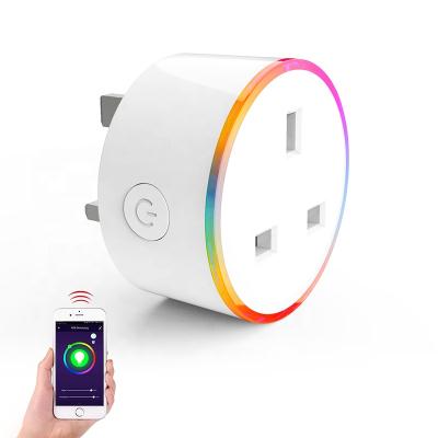 China Free App Control Wall Plug In Products Tuya Plug Monitoring Wireless Electric Wifi Smart Outlet UK Best Selling Smart Outlet for sale