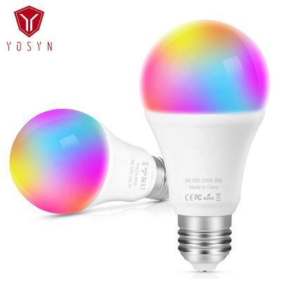 China RGB Wifi Smart Bulb Home Automation Timer Program Setting Soft White RGB Wifi Bulb Led Smart Bulb for sale