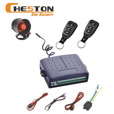 China Optional Keyless Tone Siren Good Quality 1/6 Entry Viper Car Alarm with Central Locking Module for sale