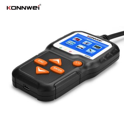 China Free Update System and Print Data on PC KONNWEI KW650 Car Battery Tester Load Capacity Alternator Internal Resistance Analyzer Automotive Battery Test Tool 6V 12V for sale