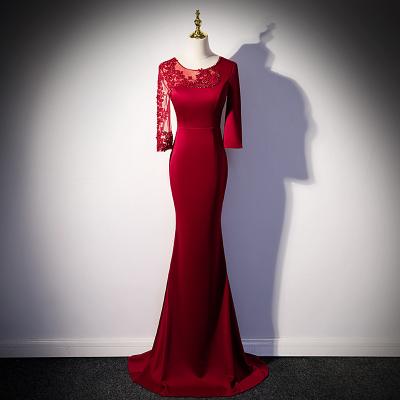 China Banquet Evening Dress Female 2022 High End Temperament New Celebrity for sale