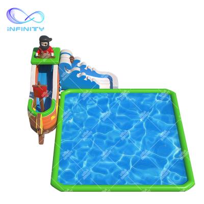 China Interesting Outdoor Inflatable Park Outdoor Safe Inflatable Children's Commercial Water Amusement Water Play Equipment Playground for sale