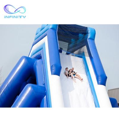 China Super Interesting Outdoor PVC Inflatable Water Safe Equipment Giant Slide Playground For Kids And Adults for sale