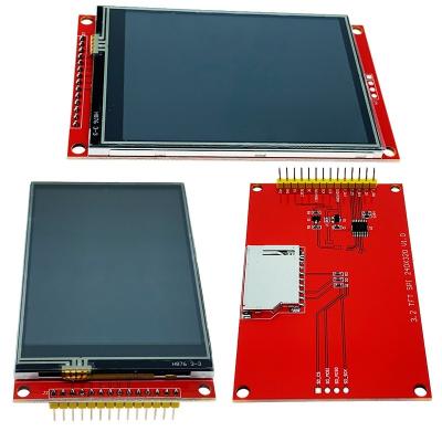 China 3.2 Inch 3.2 Inch SPI Serial Port TFT LCD Display Module ILI9341 Driver LCD Touch Screen 240*320 for sale