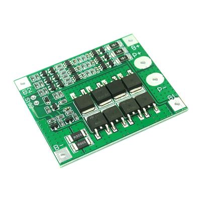 China 3S 12V18650 11.1V 12.6V lithium battery protection board with balanced protection 3S 12V18650 lithium battery of 25A overcurrent, overcharge and overdischarge for sale