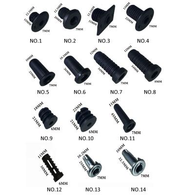 China Furniture Caster Furniture Caster Accessories Insert Pin Socket For Caster Wheel for sale