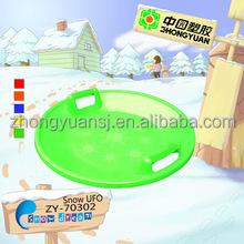 China New winter plastic outdoor kids plastic snow sled for wholesale for sale