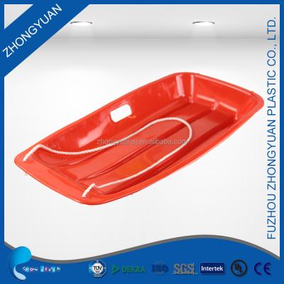 China cheap plastic snow sled/grass sand sled for sale