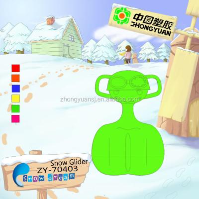 China Outdoor Children Snow Skiing Winter Children Plastic Snow Skiing for sale