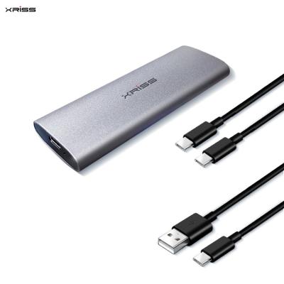 中国 アルミニウムSSD 外部ハードドライブエンコーージュ M.2 NVME SATA デュアルプロトコル Usb 3.0 販売のため