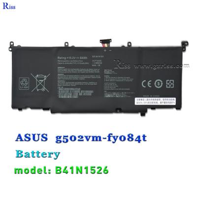 China B41N1526 15.2V 64Wh Laptop Battery For ASUS ROG Strix GL502 GL502V GL502VS DB71 for sale